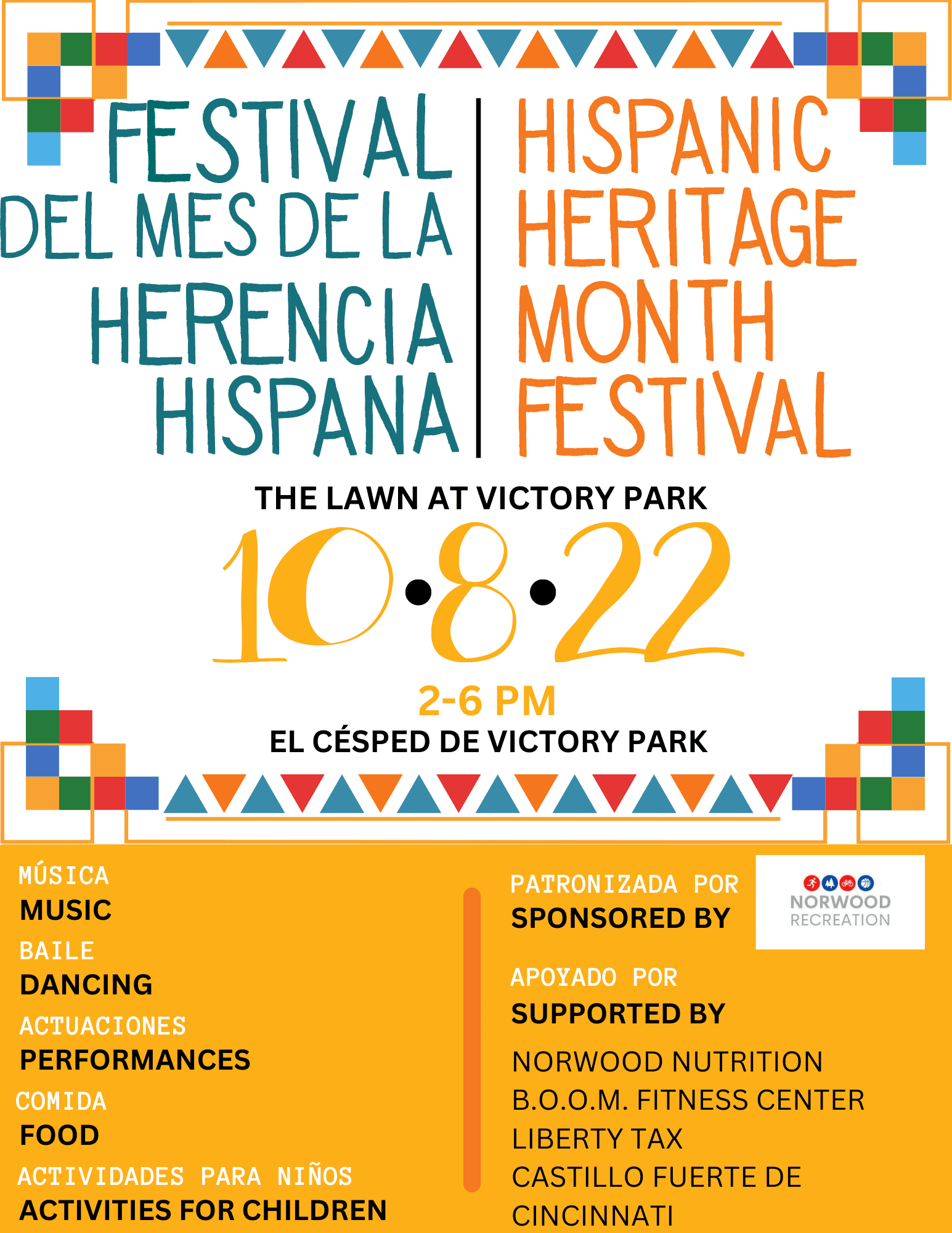 HISPANIC HERITAGE FESTIVAL FLYER (PNG)