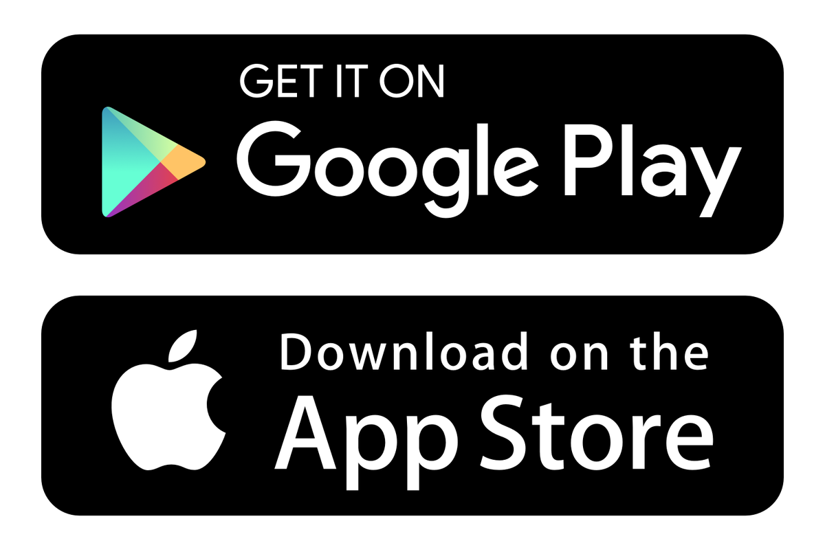 Google Play and Apple Store Logo (PNG)